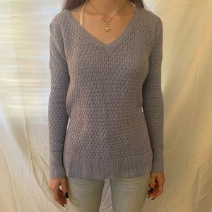 American Eagle Knit Sweater- Light Blue